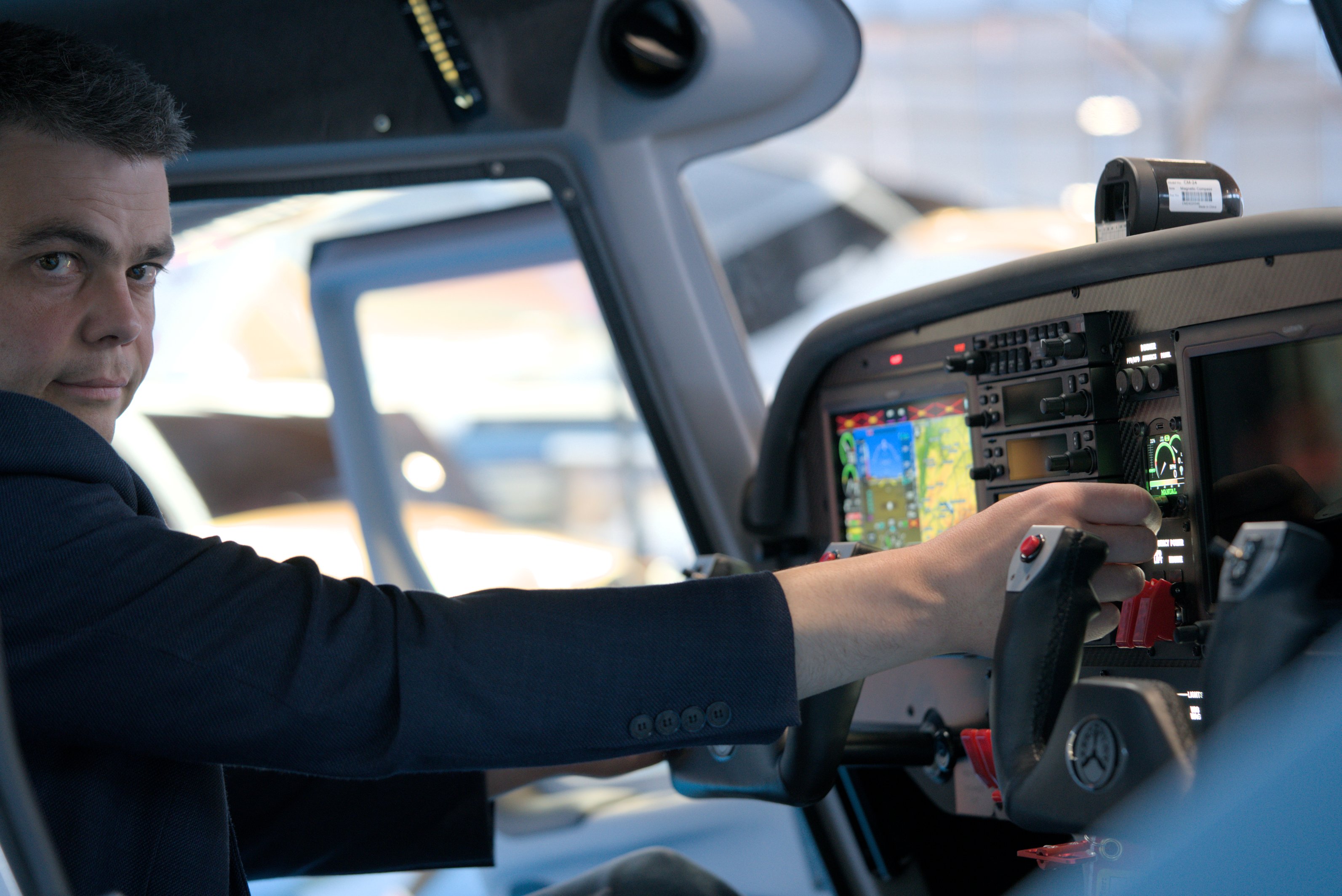 CEO Mavionics v letounu Legend 600 výrobce Aero Pilot s.r.o. (AeroExpo Friedrichshafen 2026).